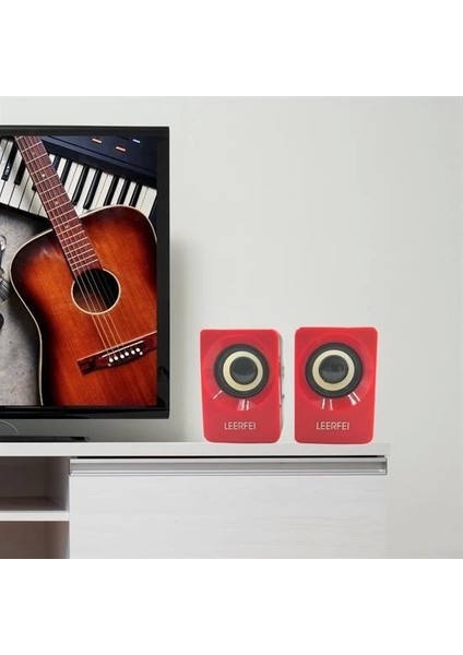 N62 1+1 multimedia usb ve jacklı mini hoparlör yüksek stereo ses sistemi