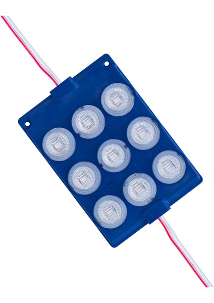 Modül LED 12V 0.6W Mavi Flaşlı Yanıp Sönen 7860-2835 (4767)