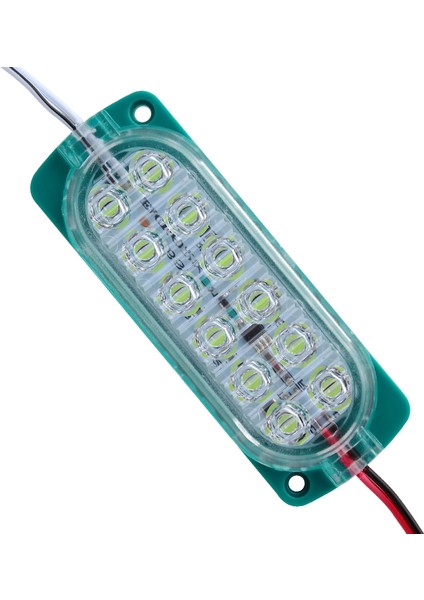 Parlak Yanıp Sönen Yeşil Modül LED 2835 24 Volt 1.2 Watt (4767)
