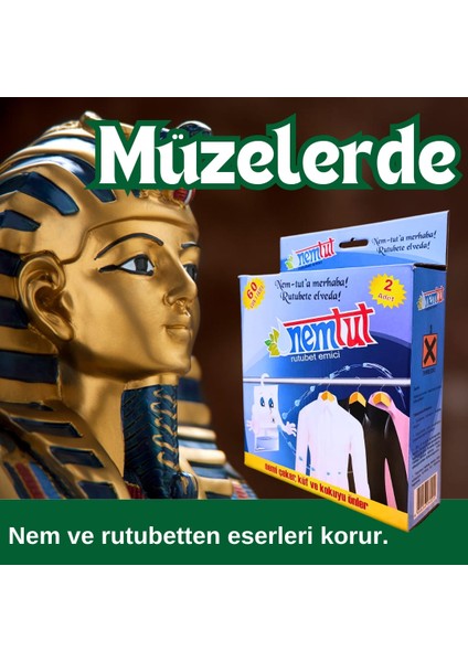 Rutubet Giderici Nem Emici Koku Küf ve Korozyon Önleyici (10 Kutu 20 Paket) 10 kg
