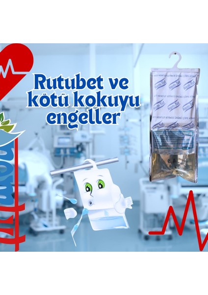 Rutubet Giderici Nem Emici Koku Küf ve Korozyon Önleyici (10 Kutu 20 Paket) 10 kg