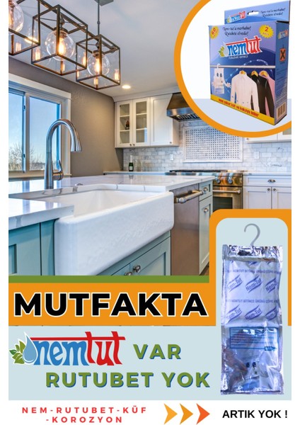 Rutubet Giderici Nem Emici Koku Küf ve Korozyon Önleyici 1 Kutu 2 Paket 1 kg