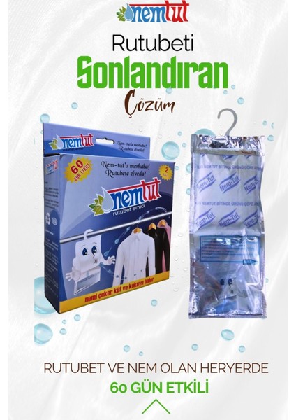 Rutubet Giderici Nem Emici Koku Küf ve Korozyon Önleyici 1 Kutu 2 Paket 1 kg