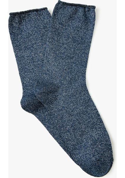 Soket Çorap Metalik Dokulu Simli fiyatları