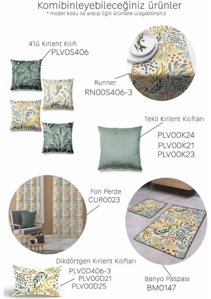 Runner aquafloral Desenli Süet Dokuma 140*40 cm fiyatları