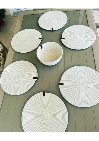 Hasır Supla ve Sepet Seti, 6lı Amerikan Servis ve Ekmek Sepeti fiyatları