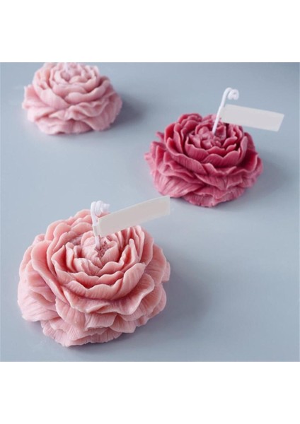 Orta Boy ( 8.5 cm Çap )Şakayık Çiçek Mum Silikon Kalıbı fırsatları