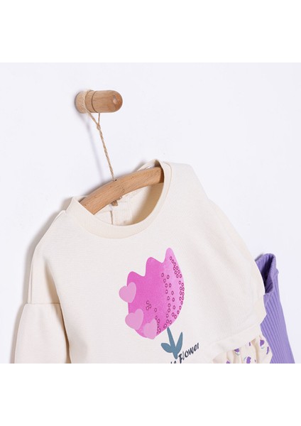 Tulip Kız Sweatshirt - Tayt Kız Bebek modelleri