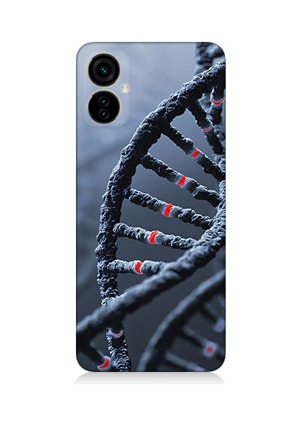 Tecno Camon 19 Neo Uyumlu Dna Sarmalı Desenli Silikon Kılıf