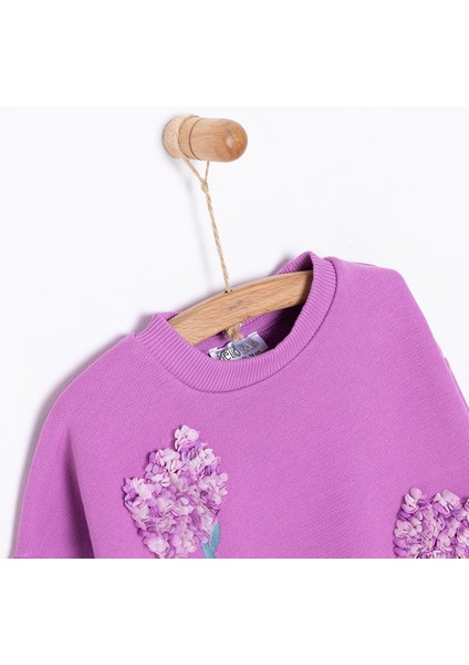 HelloBaby Tulip Kız Sweatshirt Kız Bebek