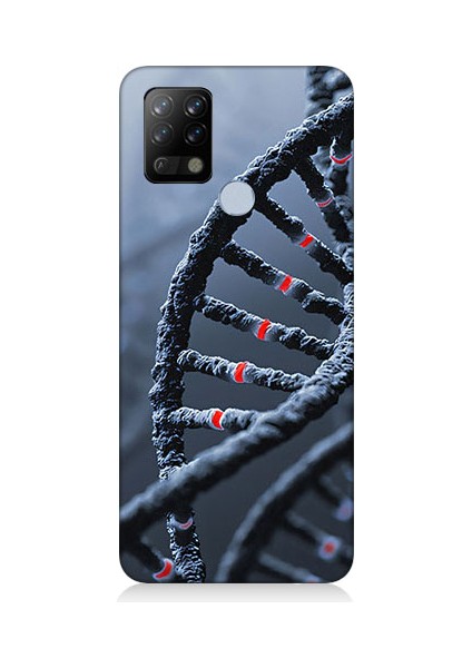Tecno Pova Uyumlu Dna Sarmalı Desenli Silikon Kılıf