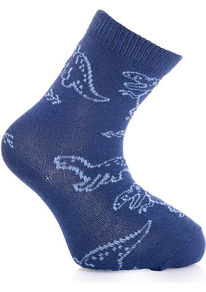 HelloBaby Dinozor Desenli Erkek 3lü Soket Çorap Erkek Bebek modelleri