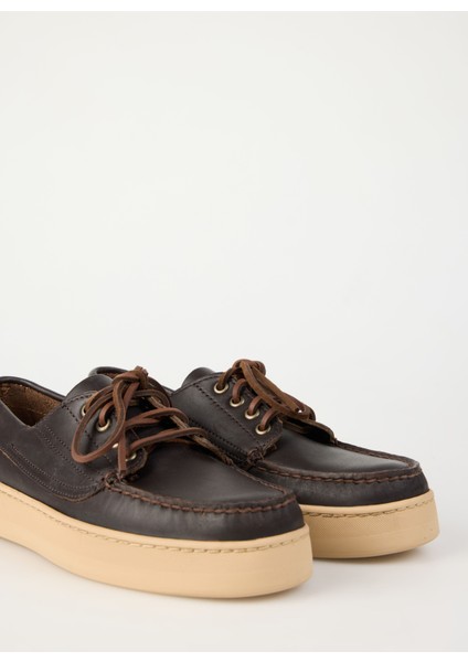 Deri Kahve - Bej Erkek Günlük Ayakkabı Admıral Budu indirimleri
