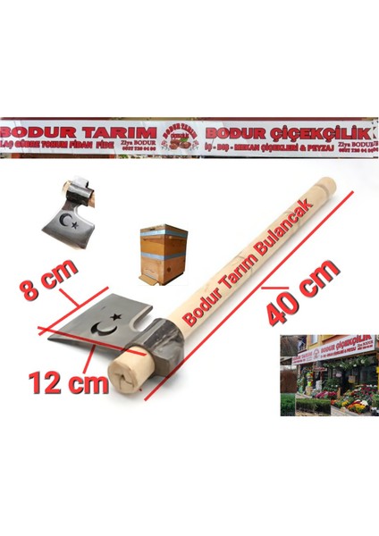 Bulancak Çok Yün Kullanışlı Küçük Dövme Çelik Arıcı Baltası