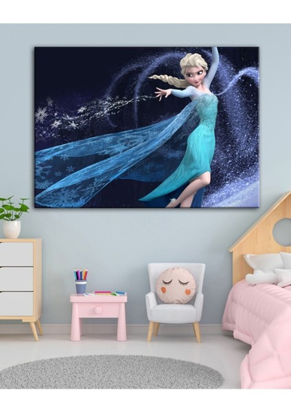 Karlar Ülkesi Elsa Çocuk Odası Tabloarı Hediye Hediyelik