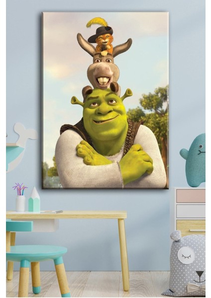 Shrek Çocuk Odası Tabloarı Hediye Hediyelik