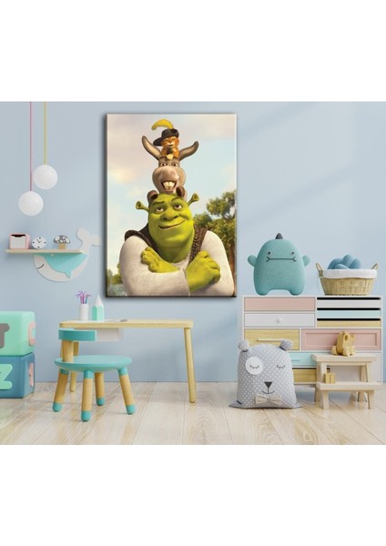 Shrek Çocuk Odası Tabloarı Hediye Hediyelik modelleri