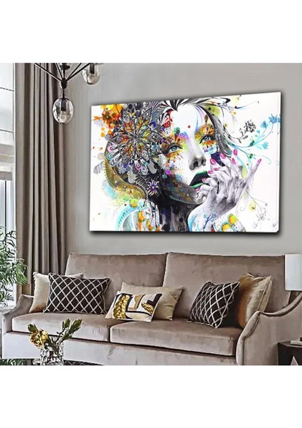 Soyut Kadın Tablosu Şık Tabloar K1 |kanvas Tablo Harika Bir Ev