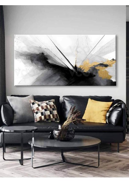Soyut Dekoratif Kanvas Tablo - VOOV2465