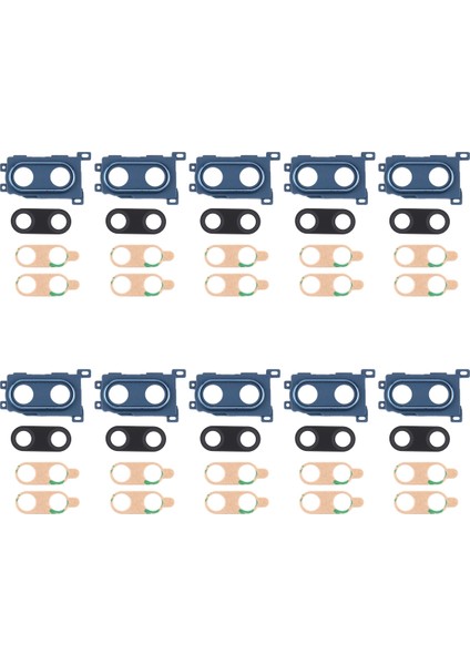 Huawei Enjoy 9 Plus Için 10 Parça Kamera Lens Kapağı (Yurt Dışından)