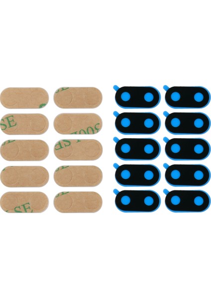 Huawei Mate 10 Arka Kamera Lensi Için 10 Adet Yapışkanlı (Yurt Dışından)