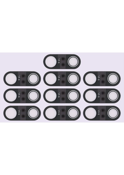 Huawei P20 Pro Için 10 Adet Arka Kamera Lensi (Yurt Dışından)