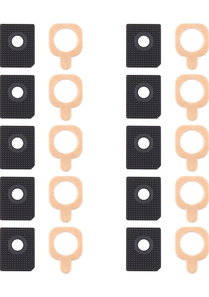 Huawei Y9 (2019) Için 10 Adet Ön Kamera Lensi (Yurt Dışından)