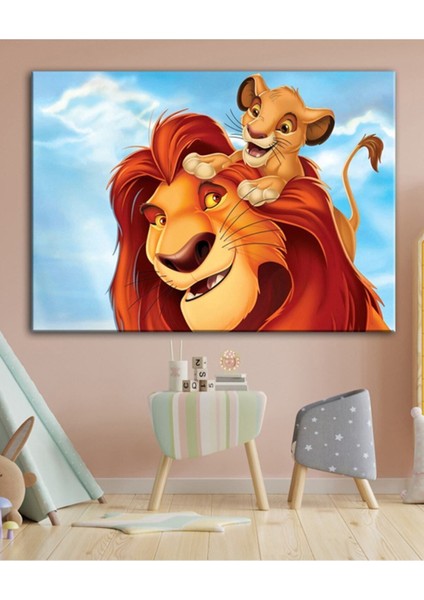 Aslan Kral Çocuk Odası Tabloarı Hediye Hediyelik fiyatları