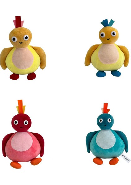 Twirlwoos Robin Peluş Oyuncak 4 Parçalı Set (Yurt Dışından)
