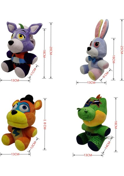 Sundrop Fnaf Final Boss Peluş Oyuncak 5 Parçalı Set (Yurt Dışından) fiyatları