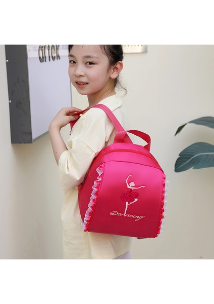 Yeni Dans Çantası Çocuk Omuz Dans Sırt Çantası Latin Bale Okul Çantası Işlemeli Kız Prenses Dans Çantası (Yurt Dışından) indirimleri