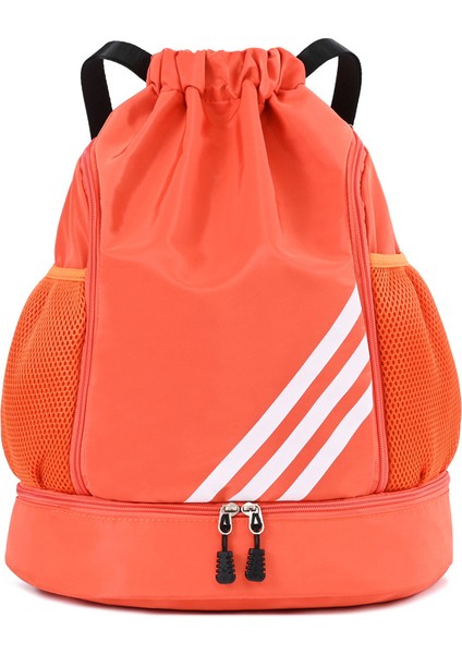 Basketbol Büyük Kapasiteli Ipli Sırt Çantası Oxford Kumaş Açık Spor Ipli Ipli Cep (Yurt Dışından)