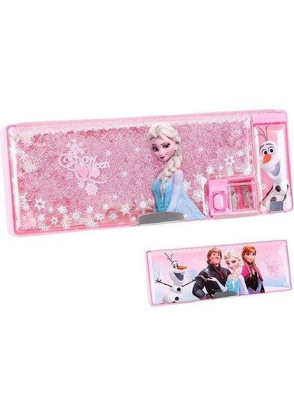 Buz ve Kar Bataklık Kırtasiye Kutusu Çok Fonksiyonlu Ilkokul Çocukları Için Kalem Kutusu Aisha'nın Yüksek Görünümlü Yaratıcı Sevimli Kalem Kutusu (Yurt Dışından)