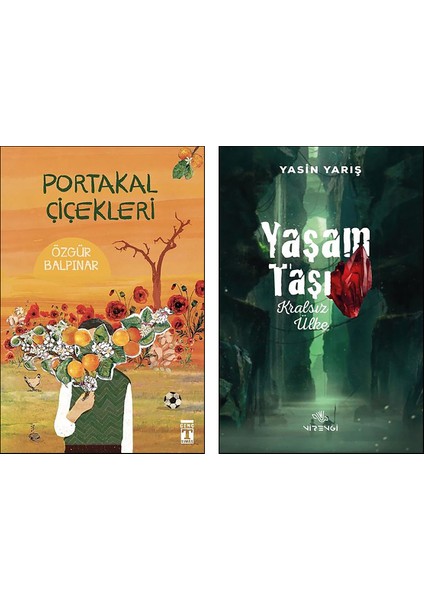 Portakal Çiçekleri - Yaşam Taşı Kralsız Ülke 2 Kitap