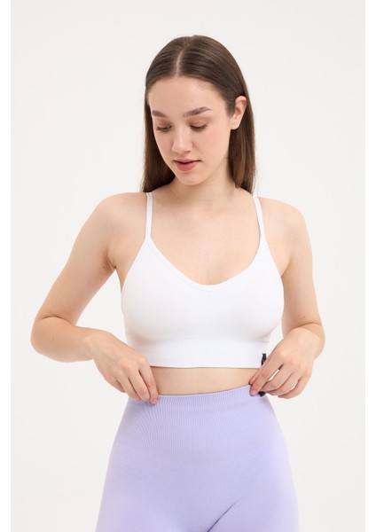 Urban Askılı Sırt Detaylı Toparlayıcı Spor Sütyeni Bra