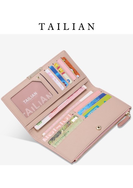 KADIN Kore Versiyonu Uzun Çoklu Kartlıklı Fermuarlı Cüzdan (Yurt Dışından) fiyatları