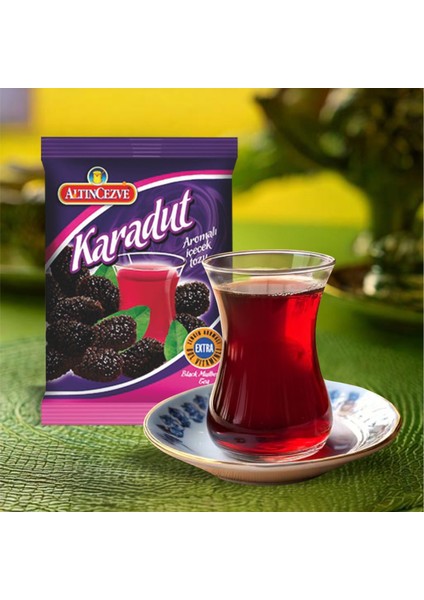 Karadut Aromalı İçecek Tozu Oralet 3 x 250 gr