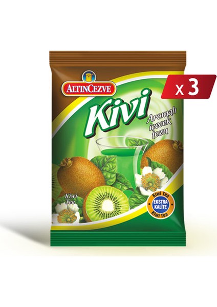 Kivi Aromalı İçecek 250 Gr x 3 Paket