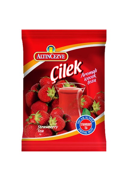 Çilek Aromalı İçecek Tozu 250 Gr