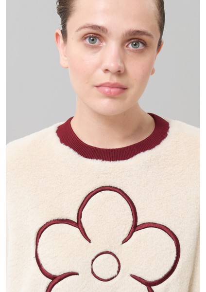 Örme Sweatshirt Bej K2523821_024 modelleri