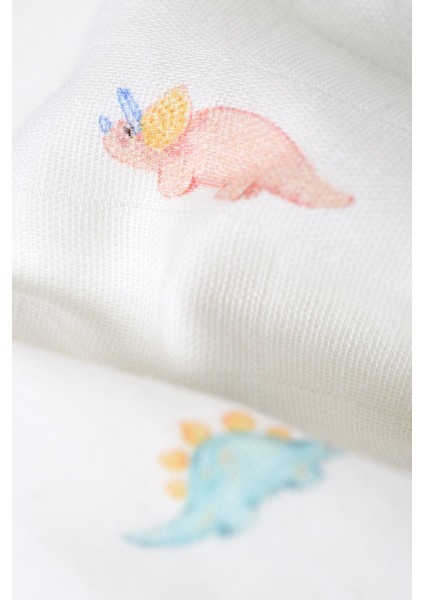 Dino 100% Pamuk Çift Taraflı Biyeli Müslin Battaniye indirimleri