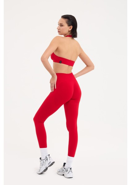 Amara Yüksek Bel Esnek ve Toparlayıcı Seamless Spor Tayt