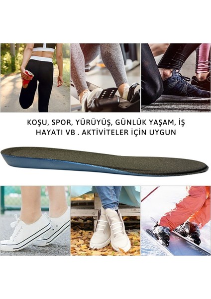 Comfort Ortopedik Ayakkabı Iç Tabanlık, Iş, Spor, Yürüyüş Için Ayakkabı Tabanı 1 Çift