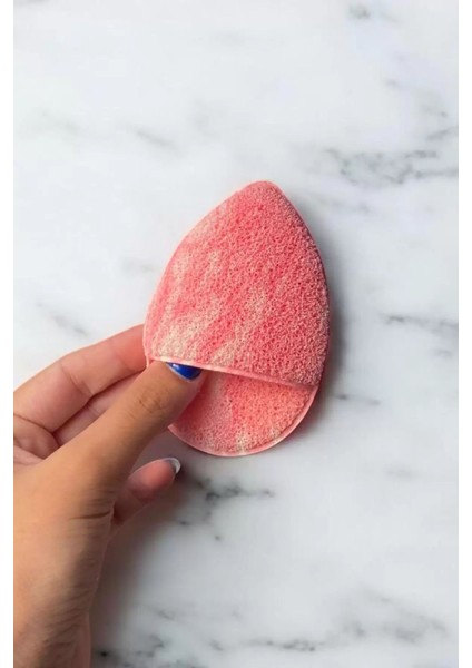 Pembe Renk Yüz Temizleme Süngeri