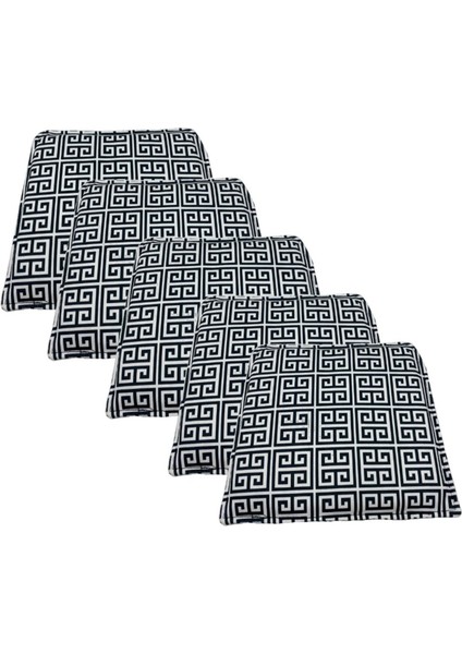 Knsz sırt minderi 5 li mazlum talen kumaş cırtlı tel sandalyesi sırtı için