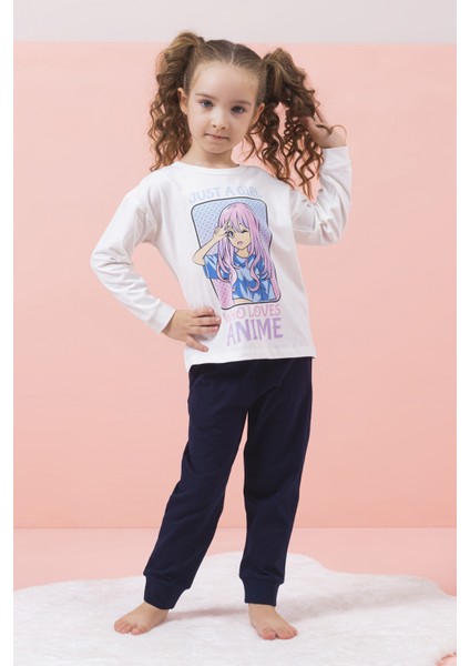 4-8 Yaş Kız Çocuk Pijama Takımı