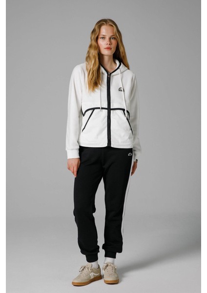 Fermuarlı Kapüşonlu Kadın Sweat EF188-OF fırsatları