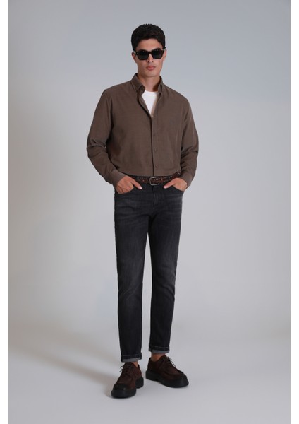 Owen Smart Jean Erkek Pantolon Slim Fit Grey