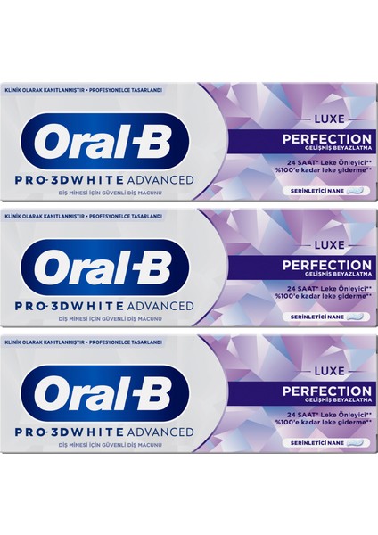 pro 3D White Advanced Luxe Perfection Diş Macunu 75 ml x 3 fiyatları