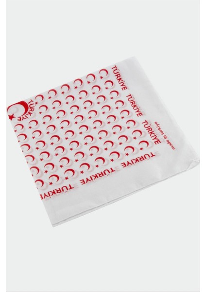 Ay Yıldız Desenli Bandana 50*50